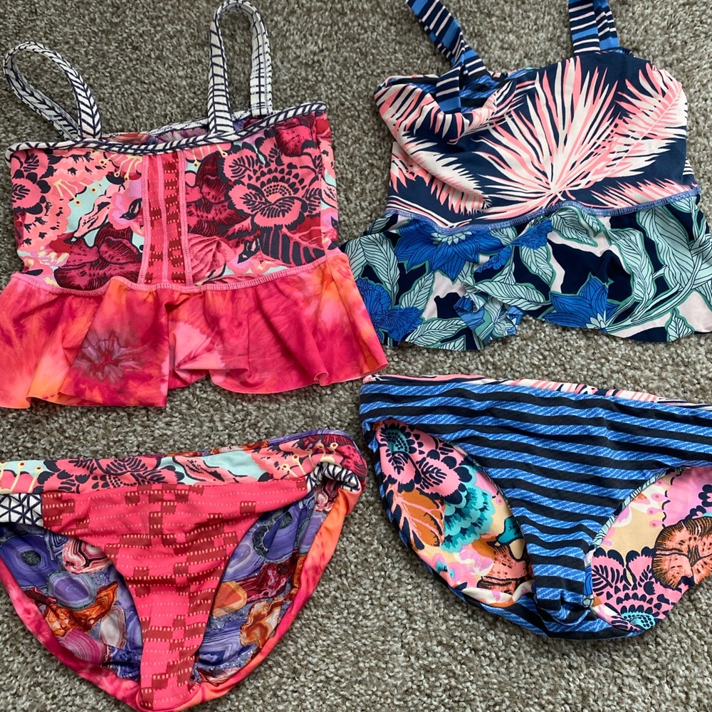 TWO Maaji girls bikinis size 10